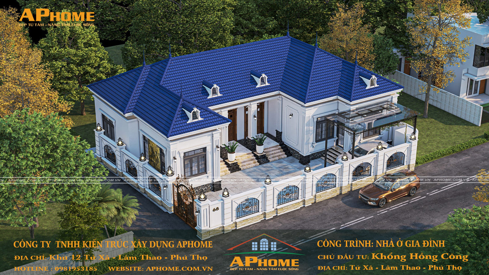 Kiến trúc nhà Vườn độc lạ cho gia chủ