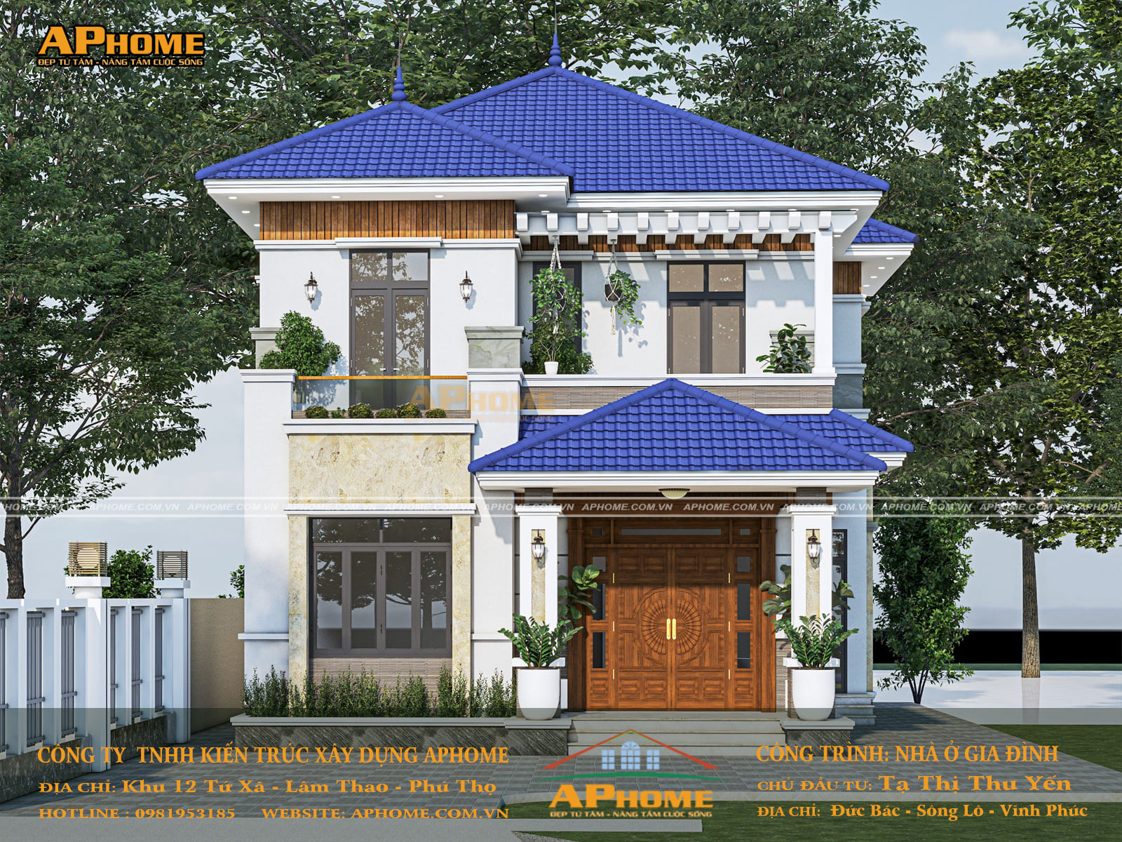 Phối Cảnh 3D cho khách hàng Vĩnh Phúc